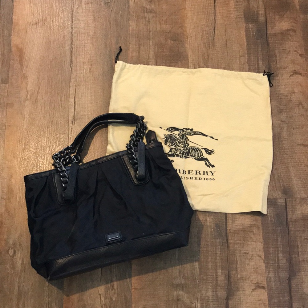 AUTHENTIC BURBERRY BLACK BAG